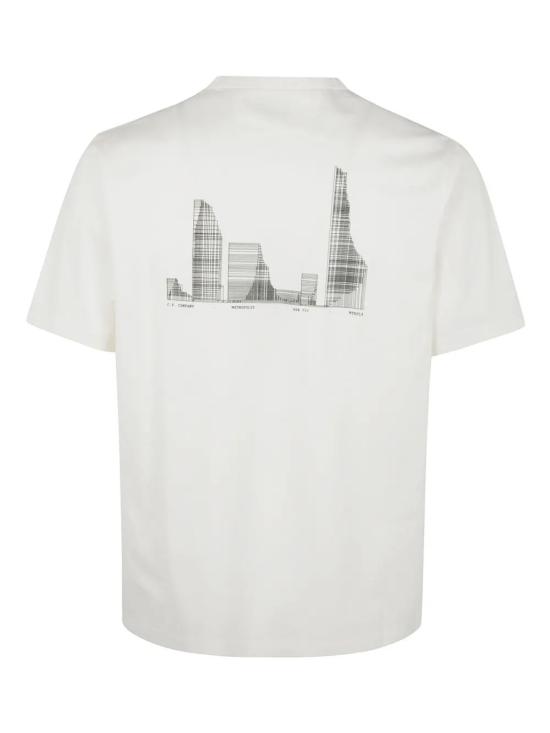 25SS 씨피 컴퍼니 반팔 티셔츠 18CLTS048A 006370W 103 GAUZE WHITE - C.P. COMPANY