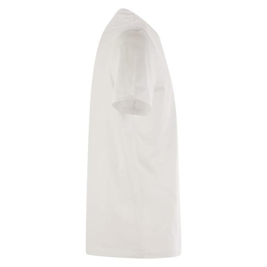 25SS 돈답 반팔 티셔츠 US198JF0271UZL4 WHITE - DONDUP