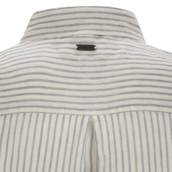 25SS 바버 폴로 티셔츠 LSH1315 WHITE LIGHT BLUE - BARBOUR