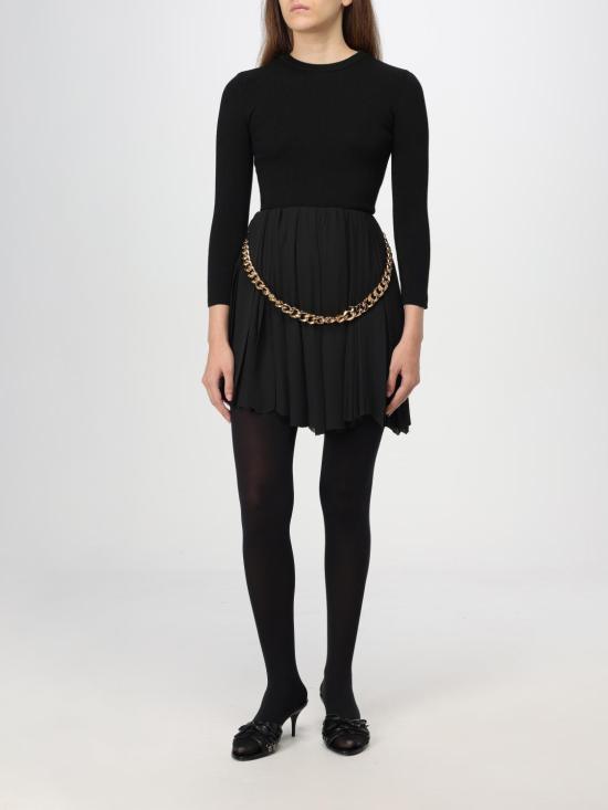 24FW 발렌시아가 숏 스커트 808788TGO08 1000 Black - BALENCIAGA