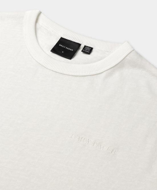25SS 데일리 페이퍼 긴팔 티셔츠 SLUB IS 2511072 WHITE White - DAILY PAPER