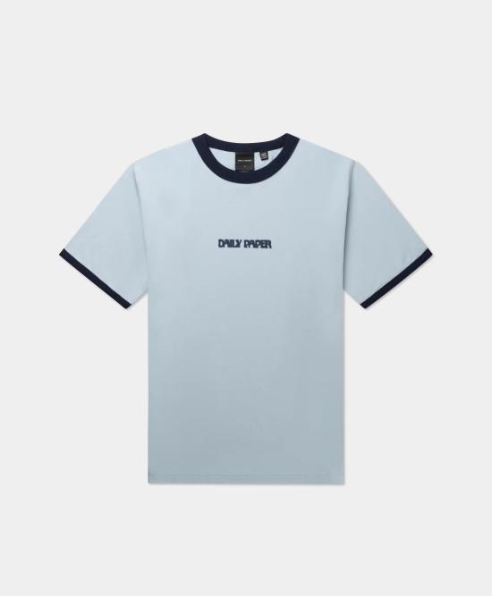 25SS 데일리 페이퍼 반팔 티셔츠 DOTTED TYPE 2511050 SUBDUED BLUE Subdued blue