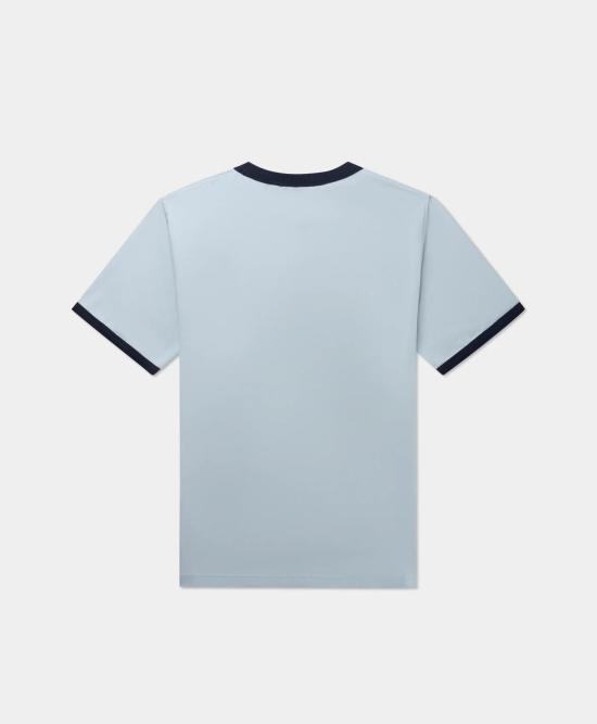 25SS 데일리 페이퍼 반팔 티셔츠 DOTTED TYPE 2511050 SUBDUED BLUE Subdued blue - DAILY PAPER