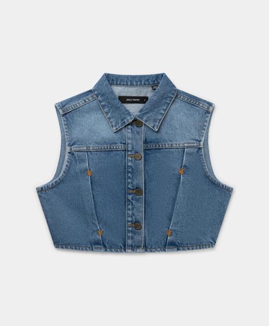 25SS 데일리 페이퍼 베스트 ASOLA SLEVELESS 2511148 LIGHT BLUE Blue