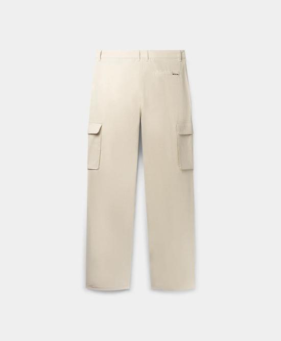 25SS 데일리 페이퍼 스트레이트 팬츠 LINEN CARGO 2511124 BEIGE - DAILY PAPER