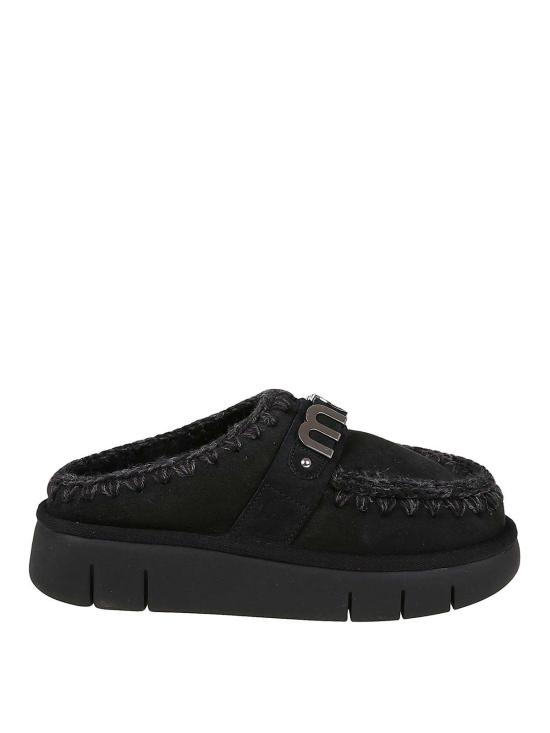 25FW 모우 뮬/슬리퍼 MUFW531001ABKBK Black