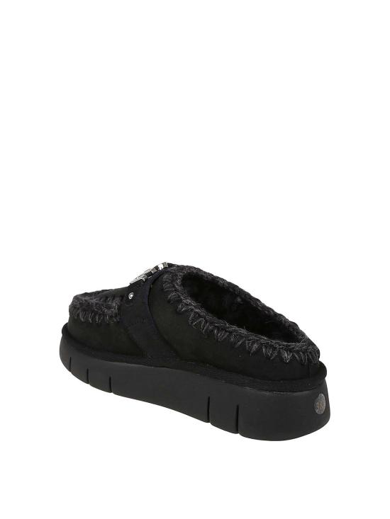 25FW 모우 뮬/슬리퍼 MUFW531001ABKBK Black - MOU