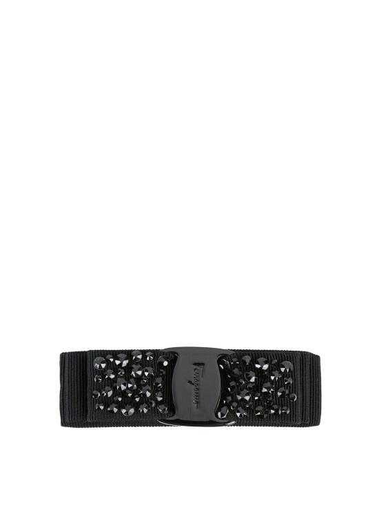 25SS 살바토레 페라가모 헤어 액세서리 341693488214001 Black