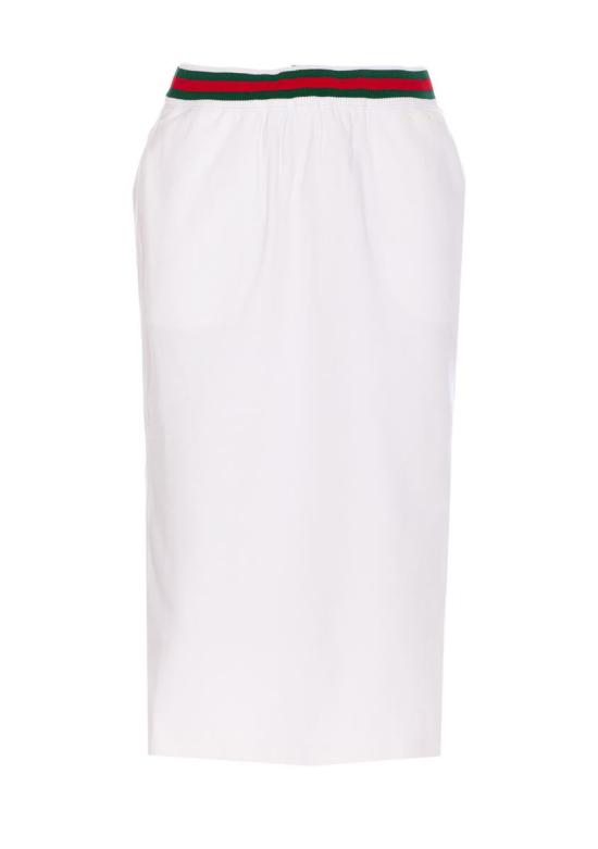 25SS 구찌 미디 스커트 810391XJG1A9692 WHITE
