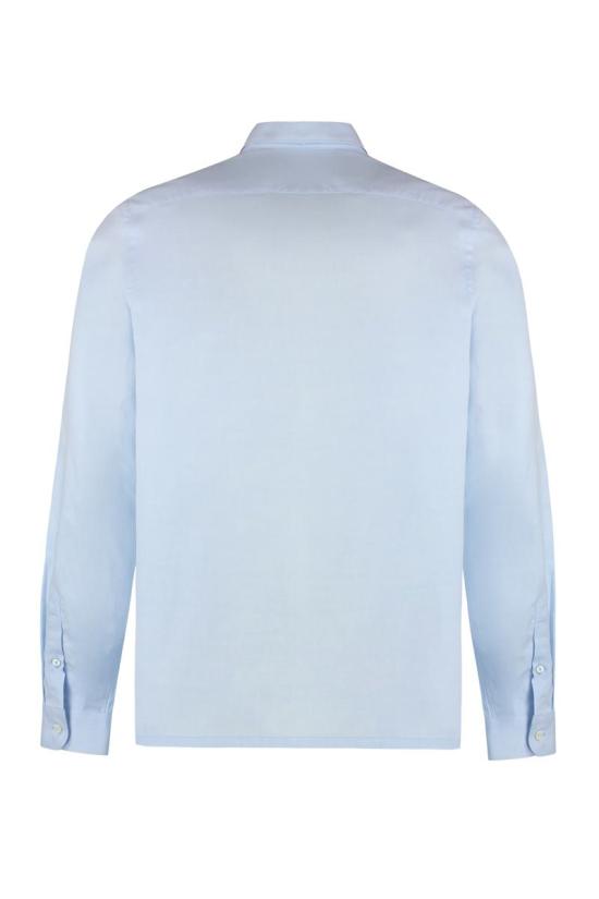 24FW 프라다 긴팔 셔츠 UCN425S22115MZ F0012 BLUE - PRADA