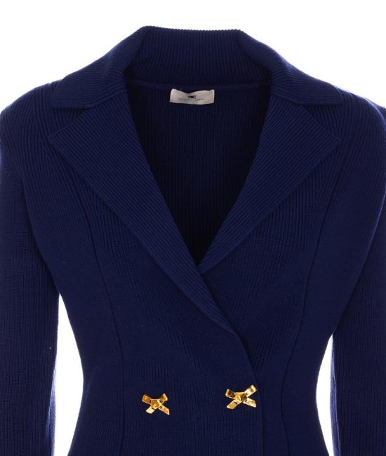 25SS 엘리자베타프랜치 자켓 MK64S51E2DC8 BLUE - ELISABETTA FRANCHI