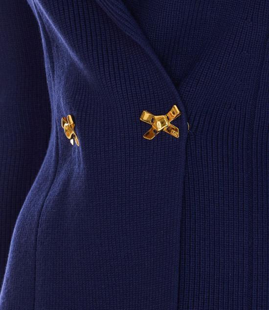 25SS 엘리자베타프랜치 자켓 MK64S51E2DC8 BLUE - ELISABETTA FRANCHI