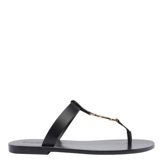 25SS 생로랑 뮬/슬리퍼 775806DWETT1000 Black