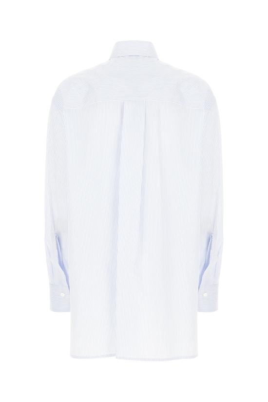 25SS 살바토레 페라가모 셔츠 780915 002 WHITE LIGHT BLUE - SALVATORE FERRAGAMO