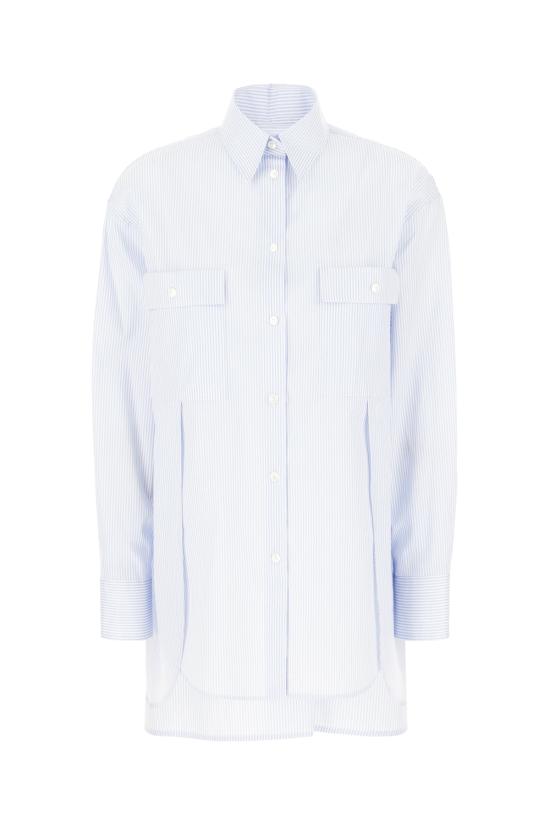 25SS 살바토레 페라가모 셔츠 780915 002 WHITE LIGHT BLUE