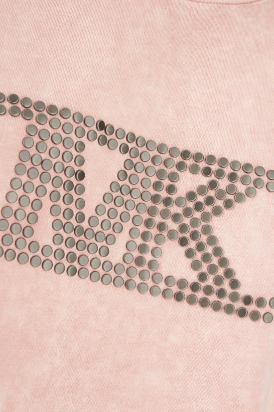 25SS 마이클 코어스 반팔 티셔츠 MS551SC491 990 ROSEWATER WASH - MICHAEL KORS