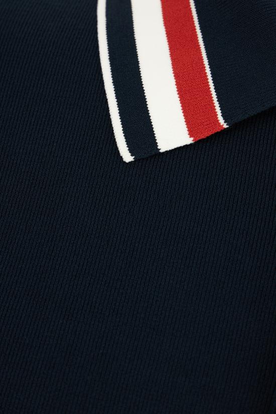 25SS 톰브라운 폴로 티셔츠 MKP136AY5502 415 NAVY - THOM BROWNE