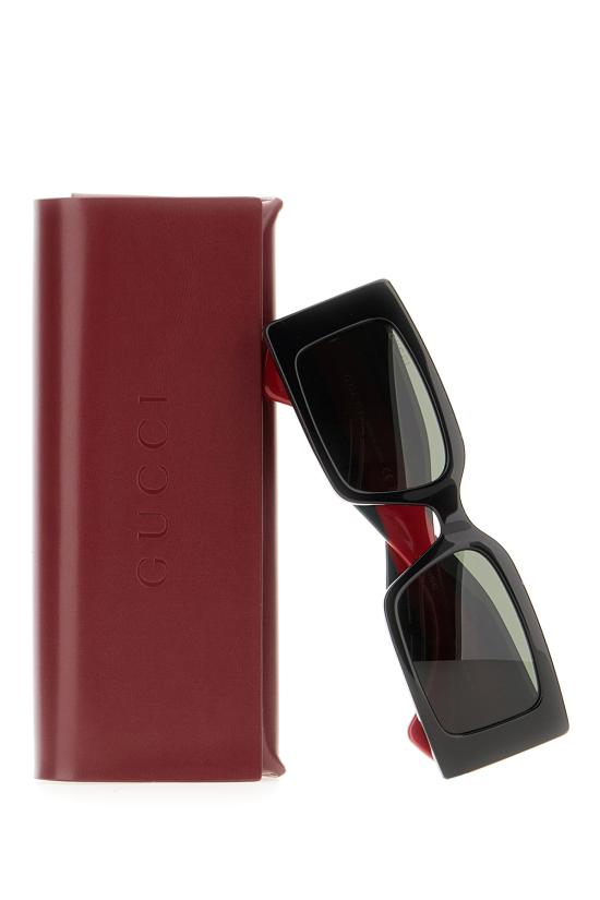 25SS 구찌 선글라스 819567J0740 1012 BLACK GREEN GREY - GUCCI