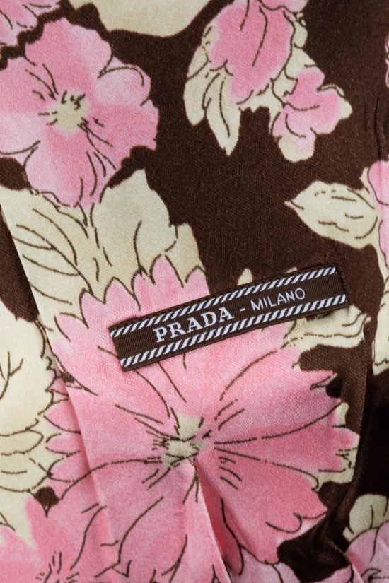 25SS 프라다 블라우스 P499H16TD F0192 Ebano - PRADA