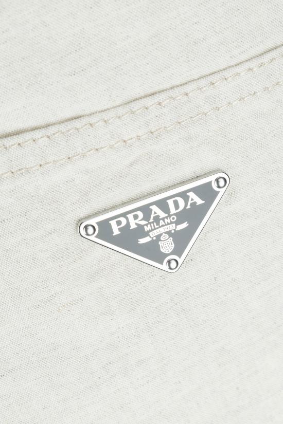 25SS 프라다 스트레이트 팬츠 GEP40314J2 F0ABR Naturale - PRADA