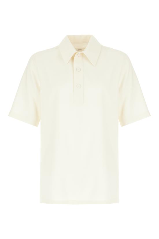 25SS 질샌더 반팔 셔츠 J21DL0223J40224 105 CHALK