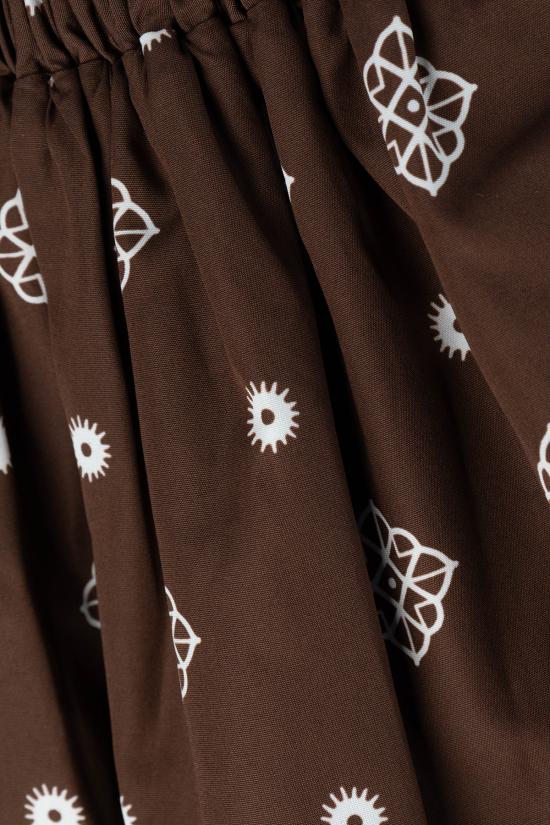 25SS 미우미우 숏 스커트 MG240416Z5 F0324 CACAO - MIU MIU