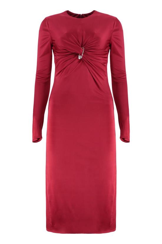 25SS 베르사체 미디 원피스 10184751A12497 1RB30 RED