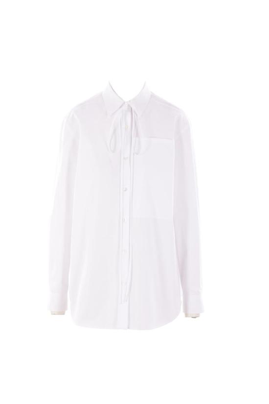 25SS 구찌 로고 포플린 코튼 셔츠  816008Z7ADR9000 WHITE