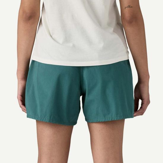  파타고니아 숏팬츠 Patagonia 여성용 Funhoggers 반바지 4인치 Heartleaf Green - PATAGONIA