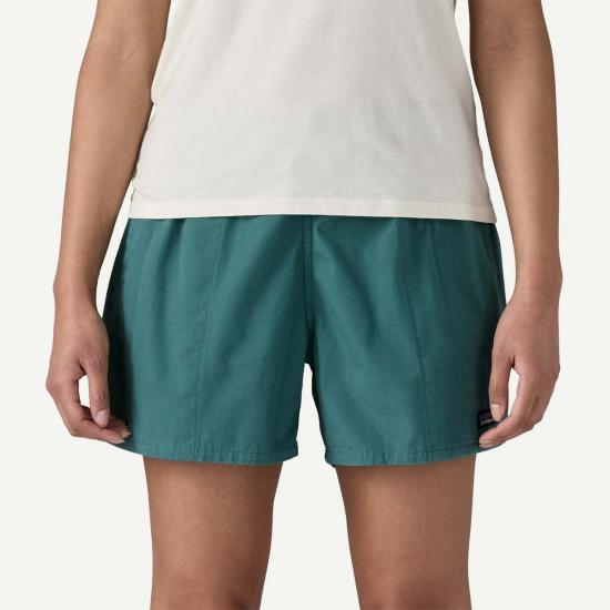  파타고니아 숏팬츠 Patagonia 여성용 Funhoggers 반바지 4인치 Heartleaf Green - PATAGONIA
