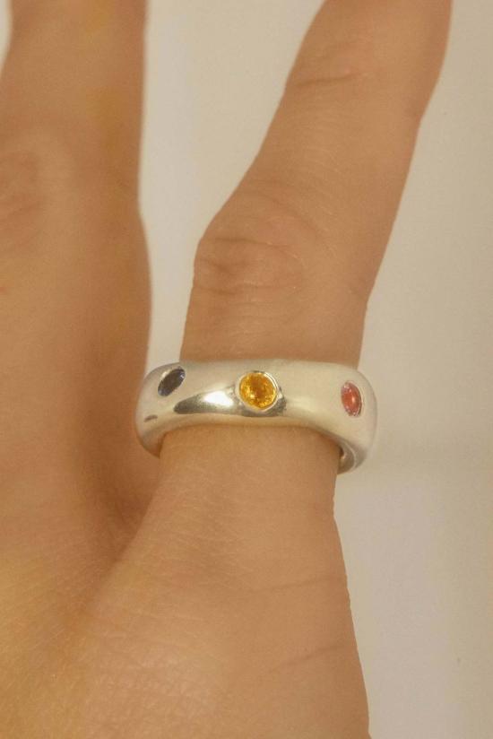  헤르난 헤르데즈 / 여성 피에스타 스털링 실버 링 BPG - HERNAN HERDEZ