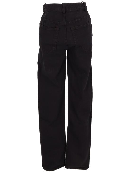 25FW 앤 드뮐미스터 스트레이트 팬츠 B0011430FA038 099 BLACK - ANN DEMEULEMEESTER