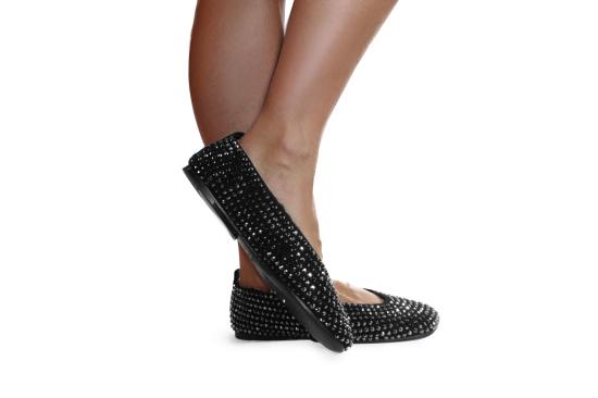 25FW 라 로즈 플랫 슈즈 EW2160 056 BLACK - LA ROSE