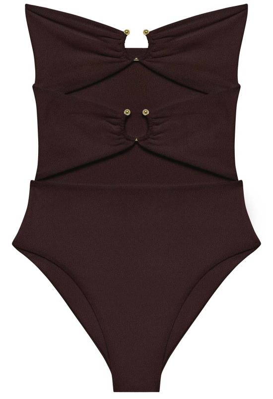  제이드 스윔 원피스 수영복 엘라 원피스 에스프레소 테리 - JADE SWIM