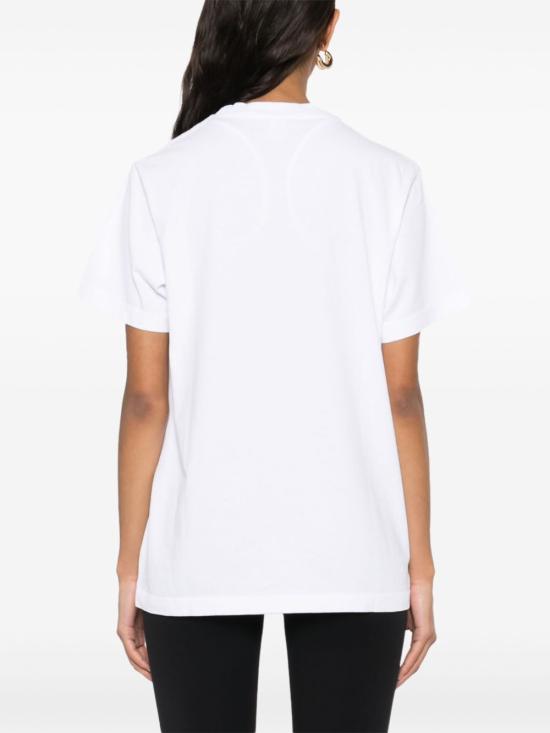  스포티앤리치 반팔 티셔츠 TO043514133WH01 WHITE NAVY DOM - SPORTY & RICH