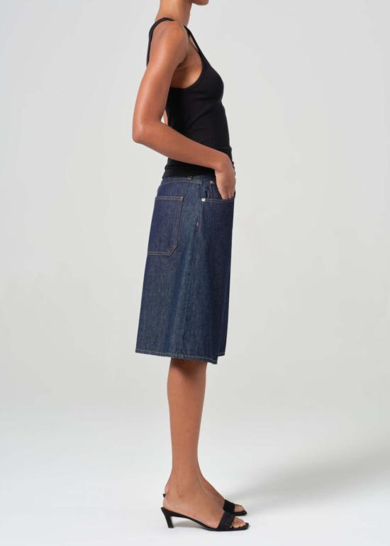  에이골디 데님 스커트 아골드 놀런 숏 퓨어 - AGOLDE