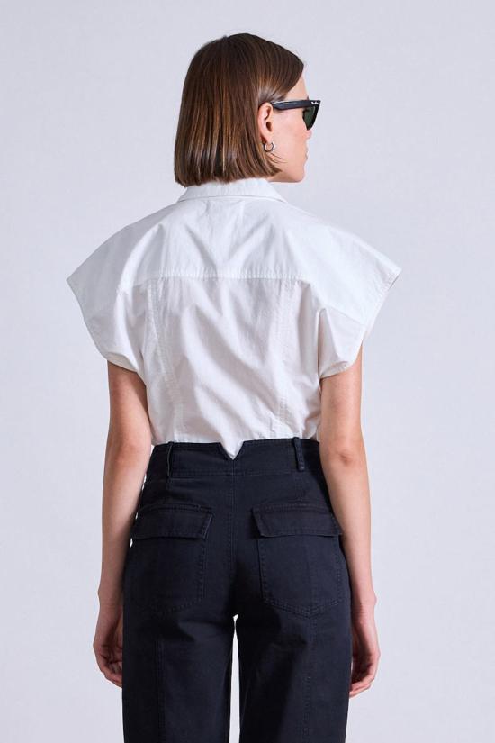  어피스 어파트 민소매 티셔츠 Apiece Apart Toni 슬리브리스 탑 - APIECE APART