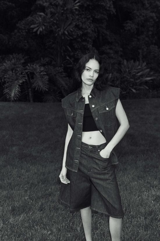  에이골디 데님 스커트 아골드 놀런 숏 퓨어 - AGOLDE