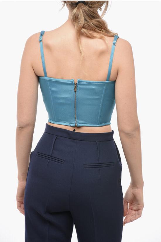  베르사체 민소매 티셔츠 10066691A005401V860 Light blue - VERSACE