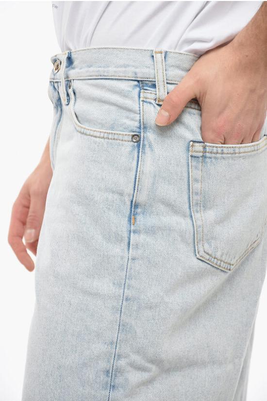  오프화이트 데님 숏팬츠 OMYC010C99DEN0034001 Light blue - OFF WHITE