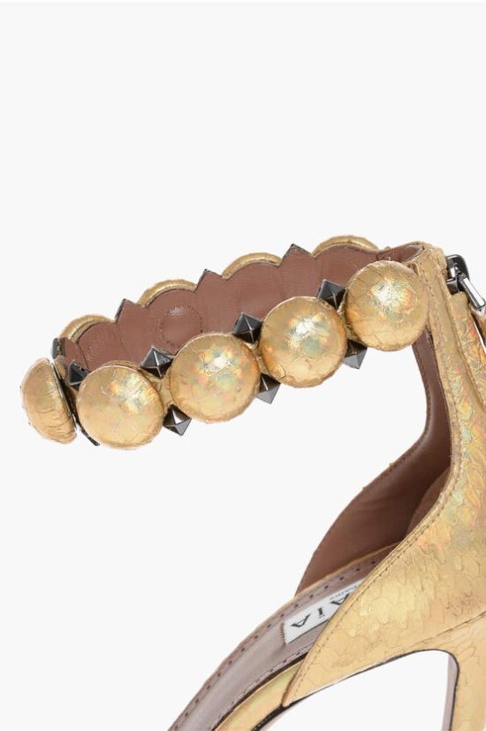  알라이아 샌들 AA3S173CK209 0 220 Gold - ALAIA