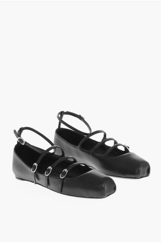  알렉산더 맥퀸 플랫 슈즈 780745 WIEN5 1000 Black