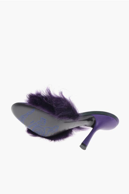  버버리 뮬/슬리퍼 8074429 B7483 RIBBON ROYALIPCHK Violet - BURBERRY