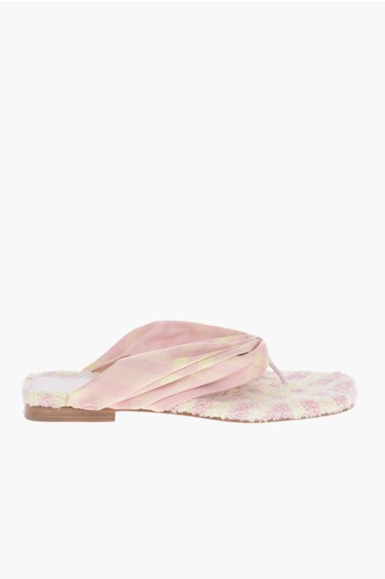  버버리 뮬/슬리퍼 8079969 B8684 CAMEO IP CHECK Pink - BURBERRY