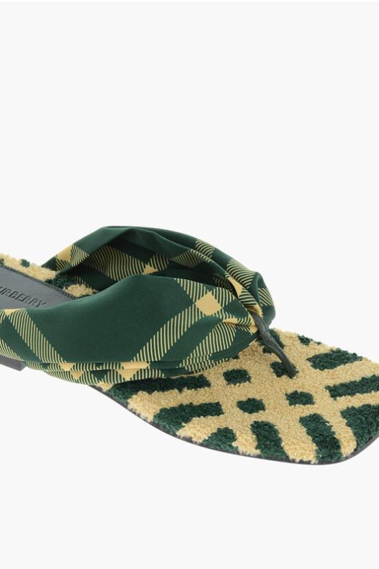  버버리 뮬/슬리퍼 8080145 B8682 PRIMROSE IP CHECK Green - BURBERRY