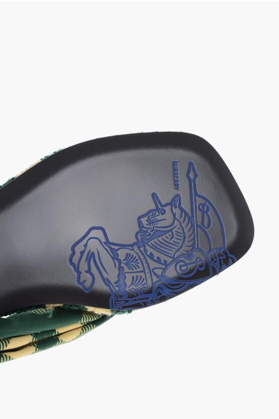  버버리 뮬/슬리퍼 8080145 B8682 PRIMROSE IP CHECK Green - BURBERRY