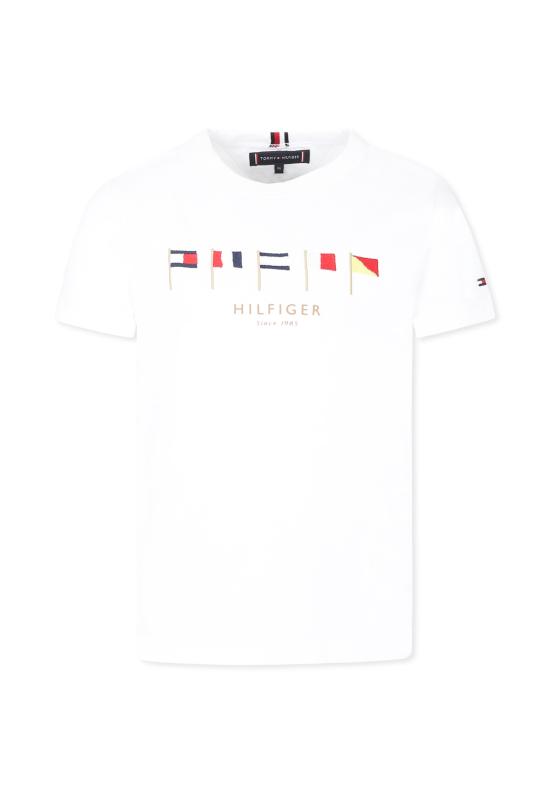 25SS [키즈] 타미힐피거 티셔츠 25S THKB0KB09532J KB0KB09532 YBR WHITE