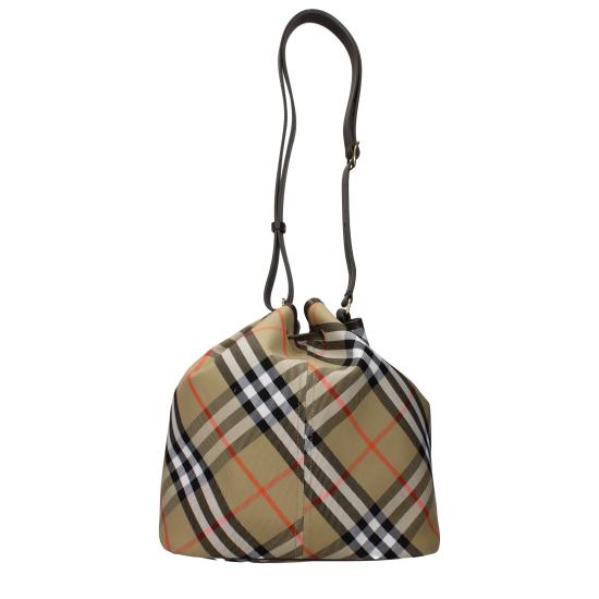 25FW 버버리 빈티지 체크 버킷 숄더백  8093869 - BURBERRY