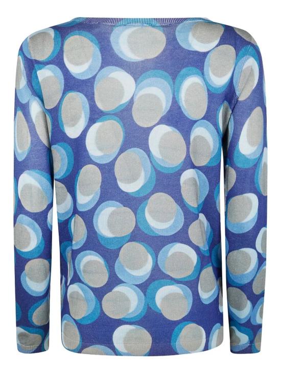 25SS 인베드위드유 스웨터 UB04 377 BLUE GEOMETRIC MULTI - IN BED WITH YOU