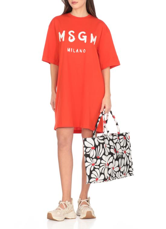 25SS 엠에스지엠 숏 원피스 3841MDA510 25700217 Orange - MSGM